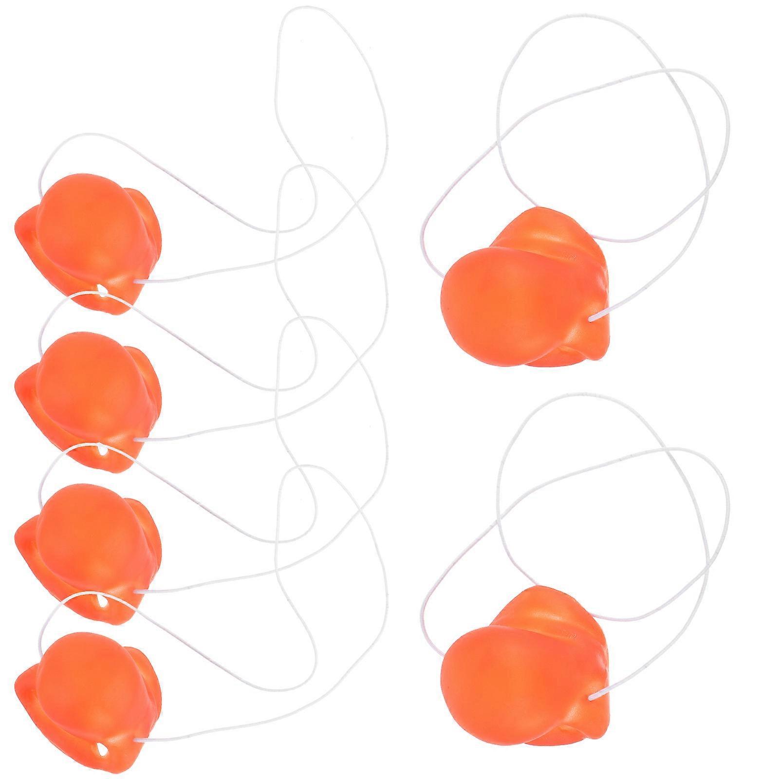 Red Clown Nose Performance Accessory for Carnival 12Pcs Props