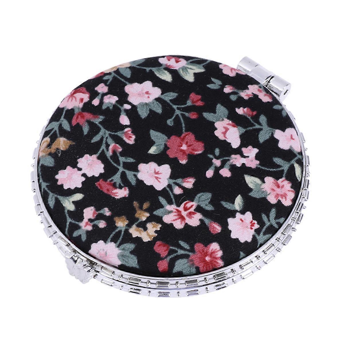 Pocket Mirror 2Pcs for Makeup Use Folding Small Metal Makeup Mirror