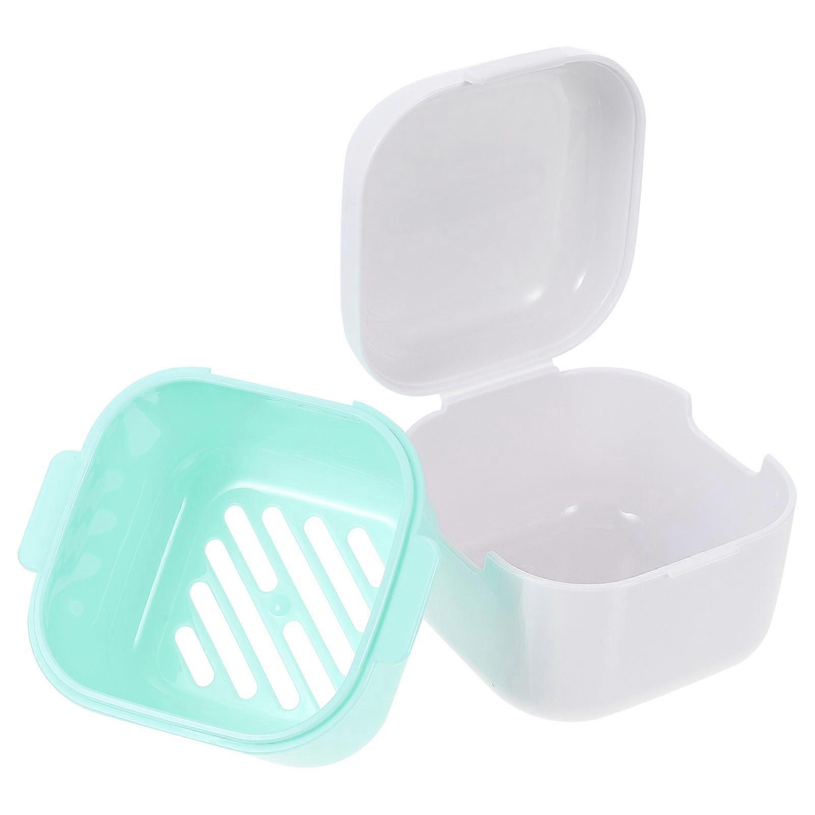 Retainer Case Mouth Guard Case for Protective Denture Storage Box Portable Use