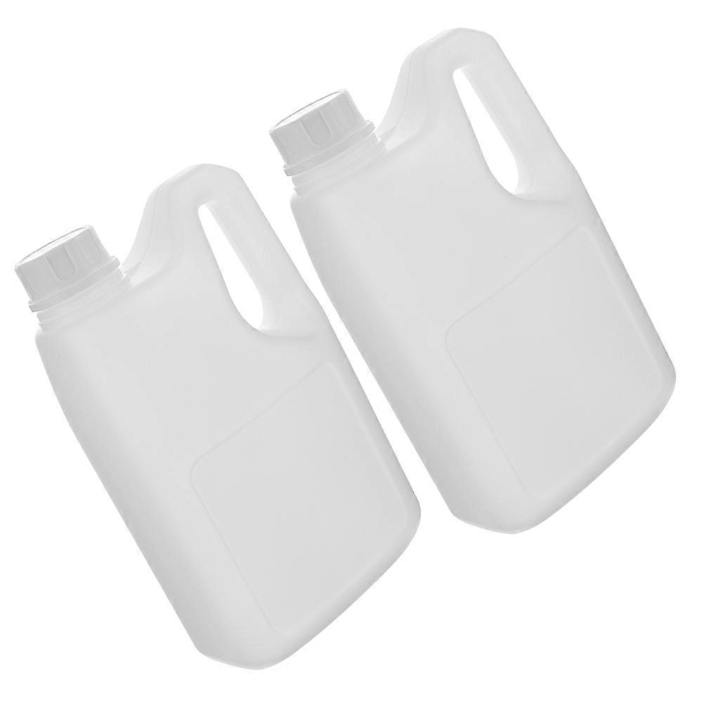 Juice Containers with Handle for Storage 2Pcs Plastic Jugs Lids