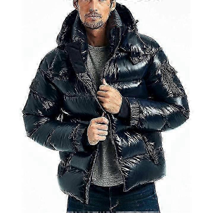 2025 Men's Winter Puffer Jacket with Hooded