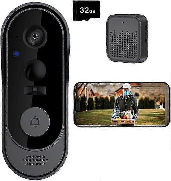 Smart WiFi Video Intercom with 2K Camera and Camera - Lock Intercom