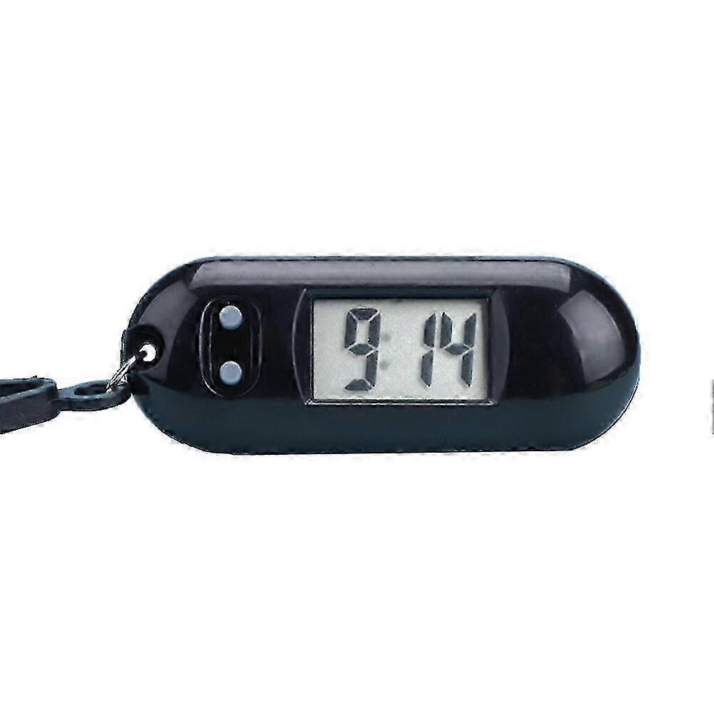 2026 Suitable (Black)Electronic Clock Silent Lcd Digital Display Portable Student Exam Study Desktop Clock Keychain Compatible Library City