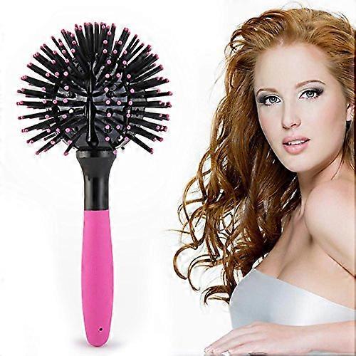 Spherical Hair Styling Brush for Blow Drying and Curls (2 Pack)