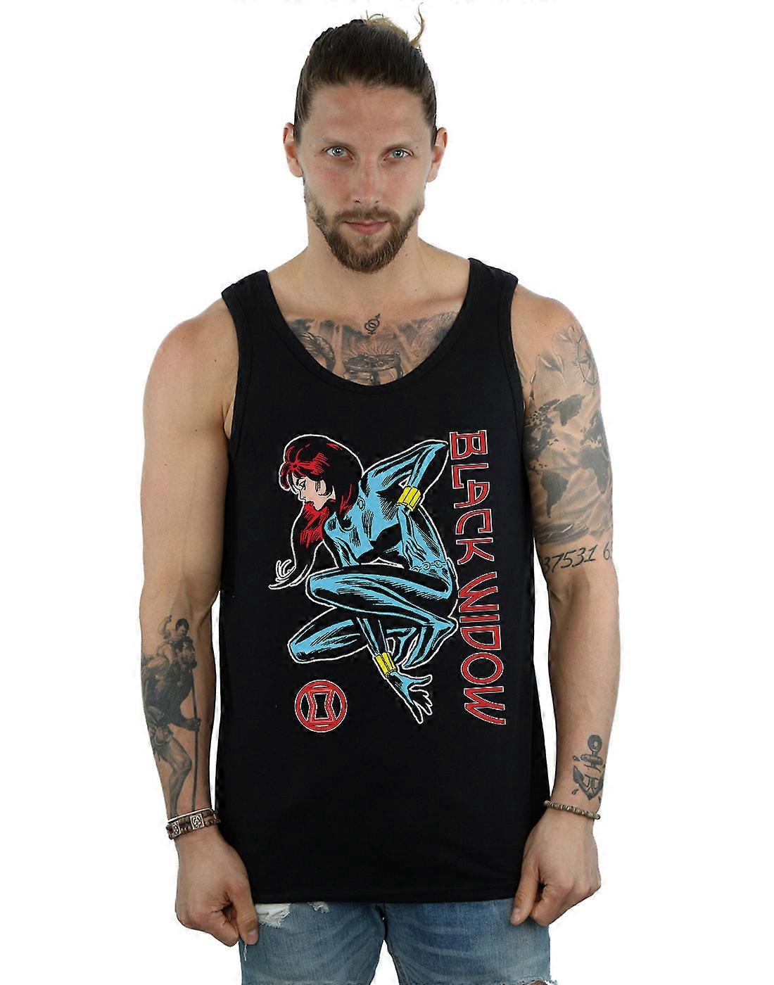 Marvel Men's Viuda Negra en el chaleco de acción