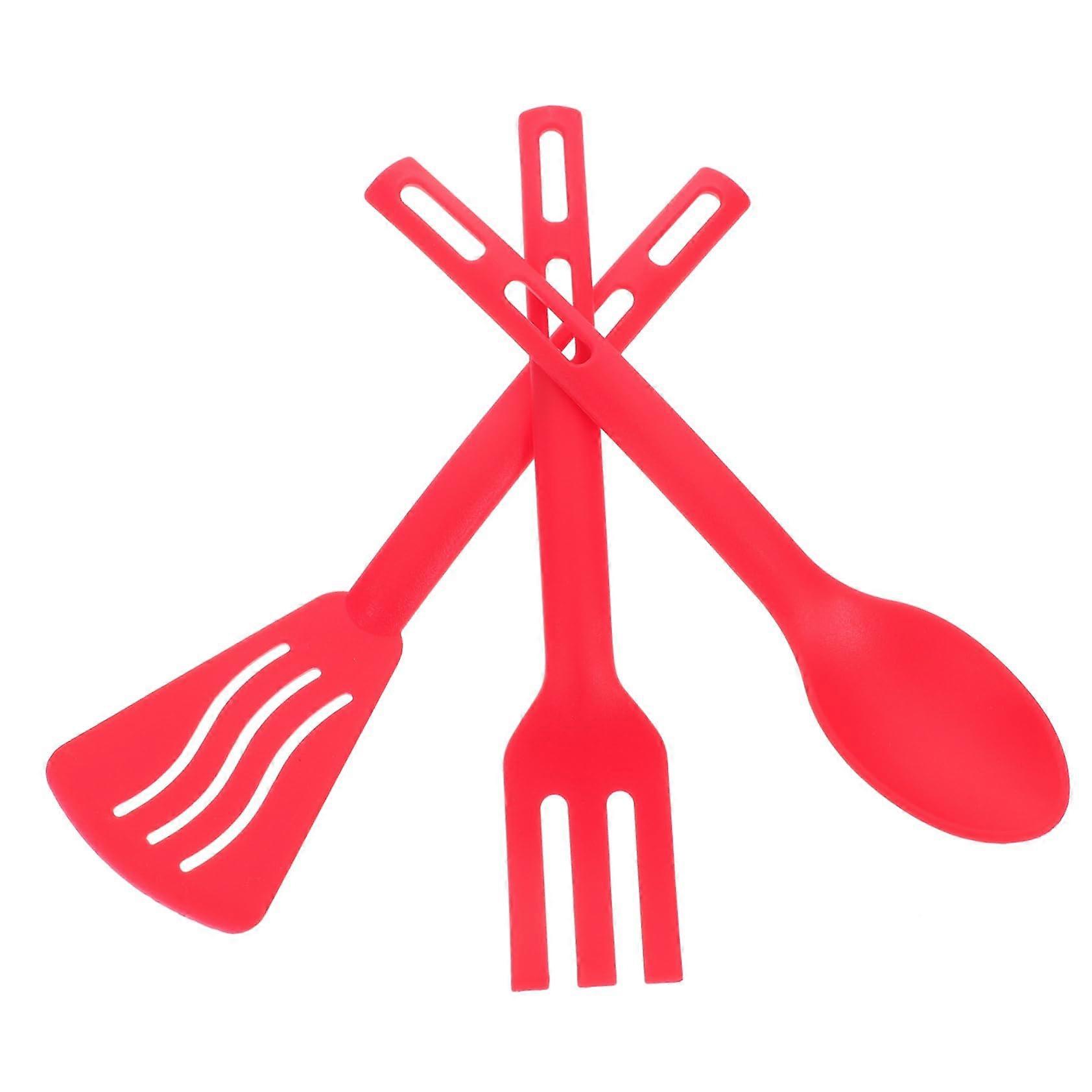 Heat Resistant Kitchen Utensils Set with Ergonomic Grip, Non Stick Cooking Tools for Home