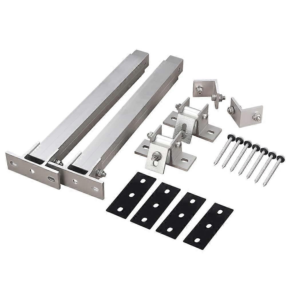 Aluminum Alloy Adjustable Solar Panel Mounting Brackets with Tilt Angle for Roof PV Modules