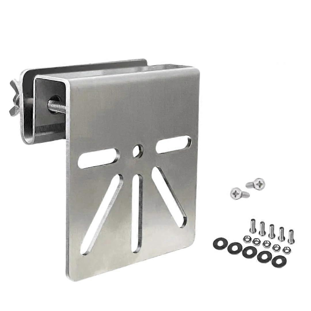 Security Camera Mounting Bracket, Stainless Steel Corner Design for Outdoor CCTV with Hardware