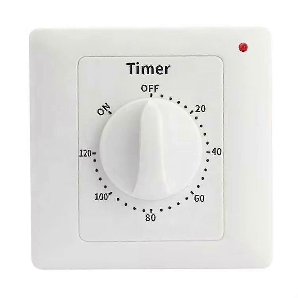 Water Pump Timer Switch Socket Household Power Control Mechanical 120 Minutes Countdown Turn Off Au
