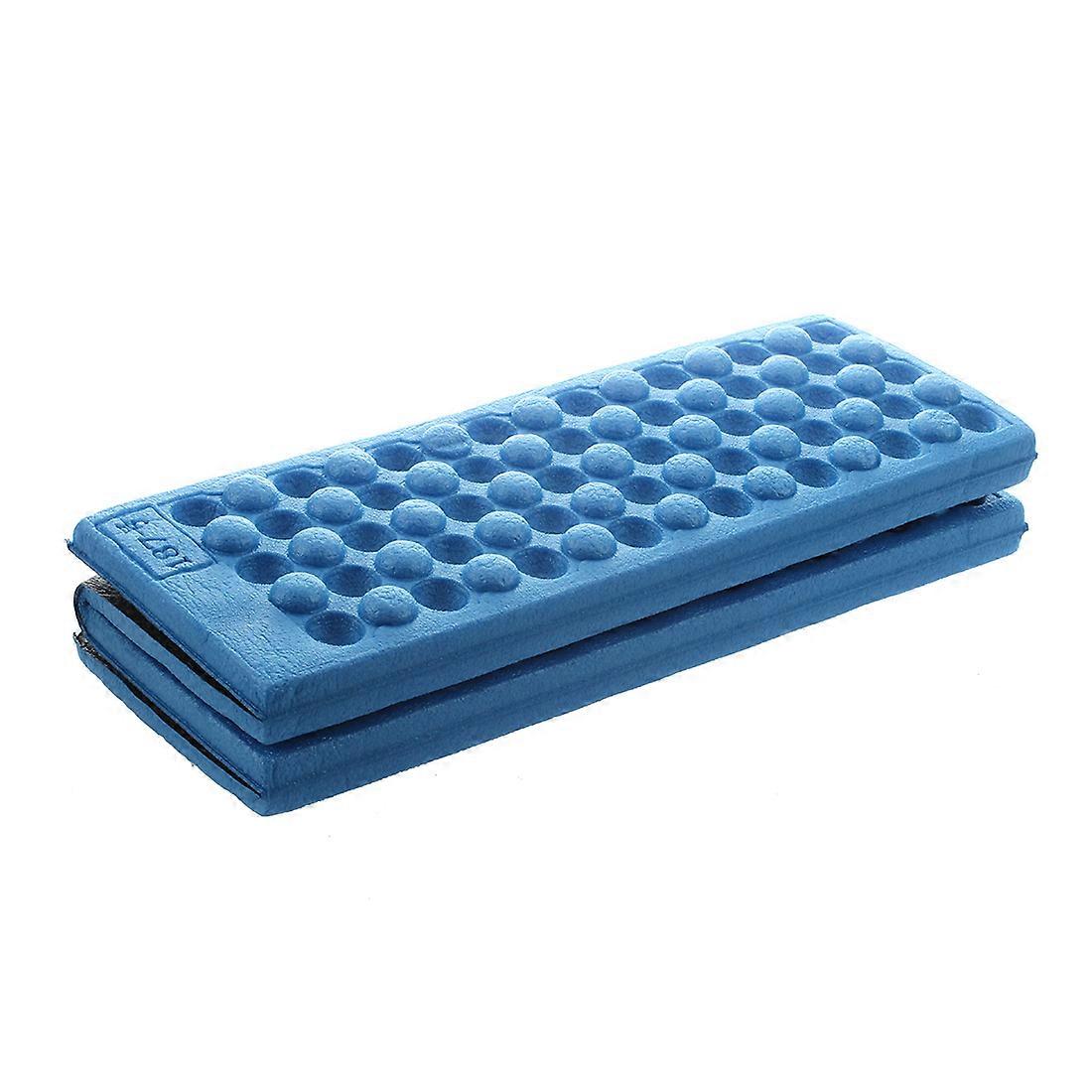 Coussin de siège pliable en mousse imperméable (bleu)