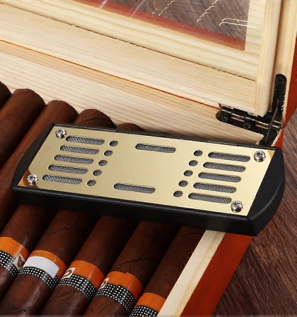 Rectangular Cigar Humidor Humidifier with Sponge, Protects Freshness, Fits Storage Cabinets