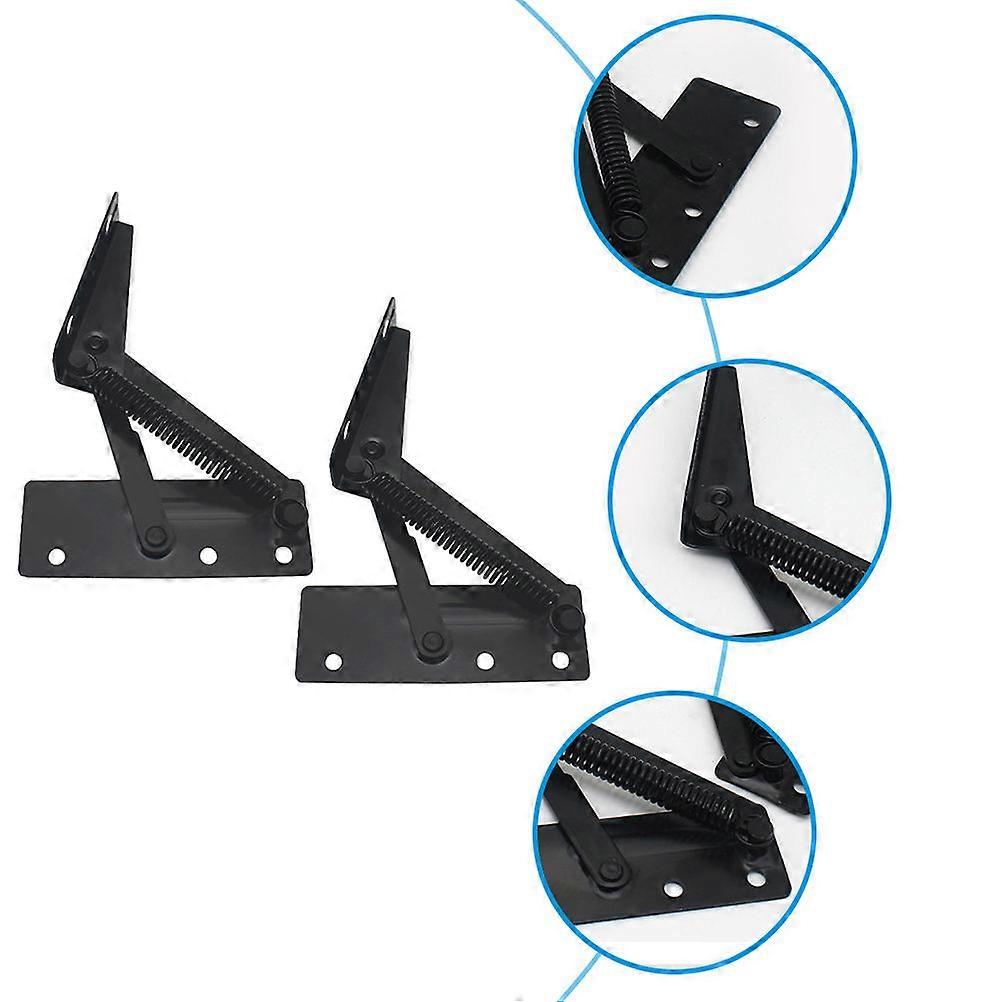 Home Steel Spring Hinge Triangular Spring Hinge for Holding 2Pcs Sofa