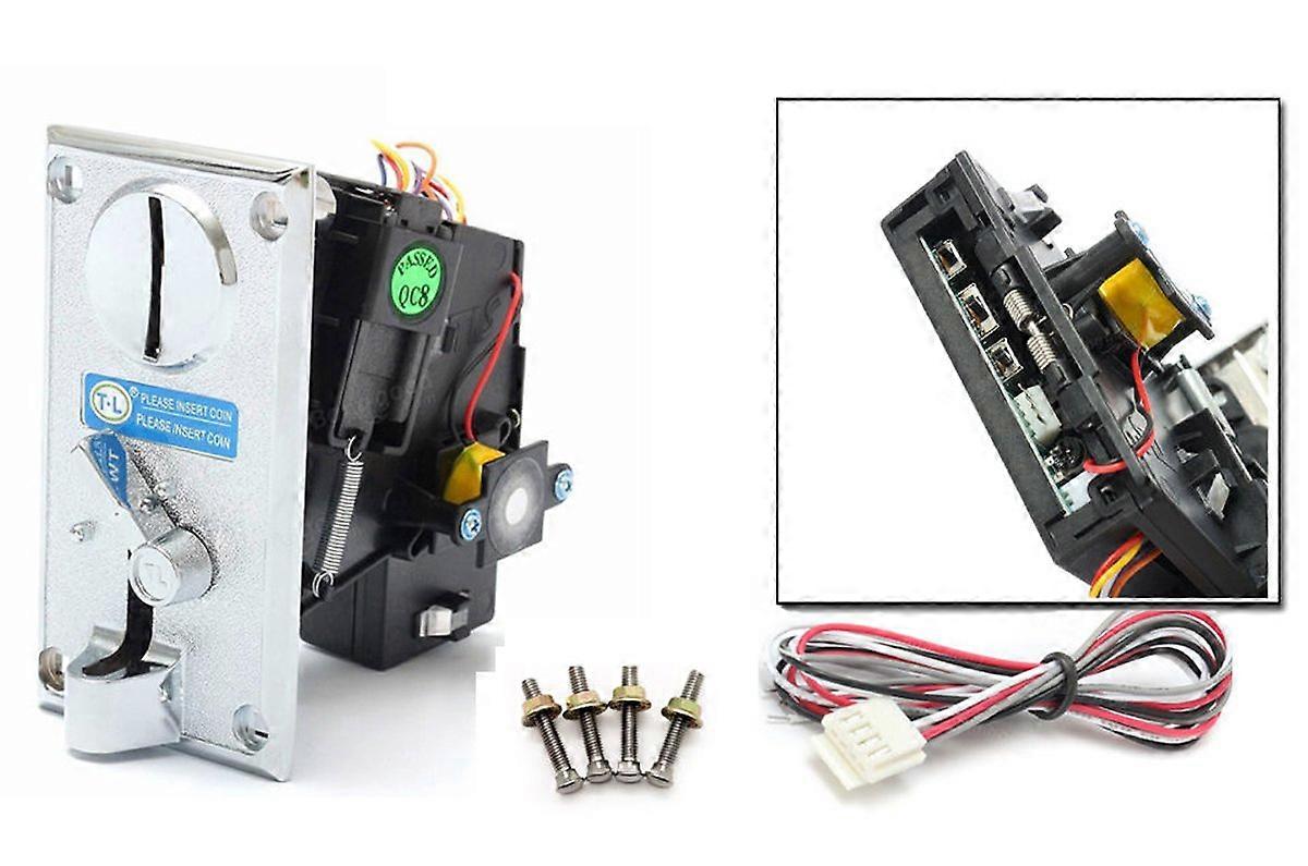 CPU Controlled Alloy Front Panel Multi Coin Acceptor with Precise MultiDenomination Support