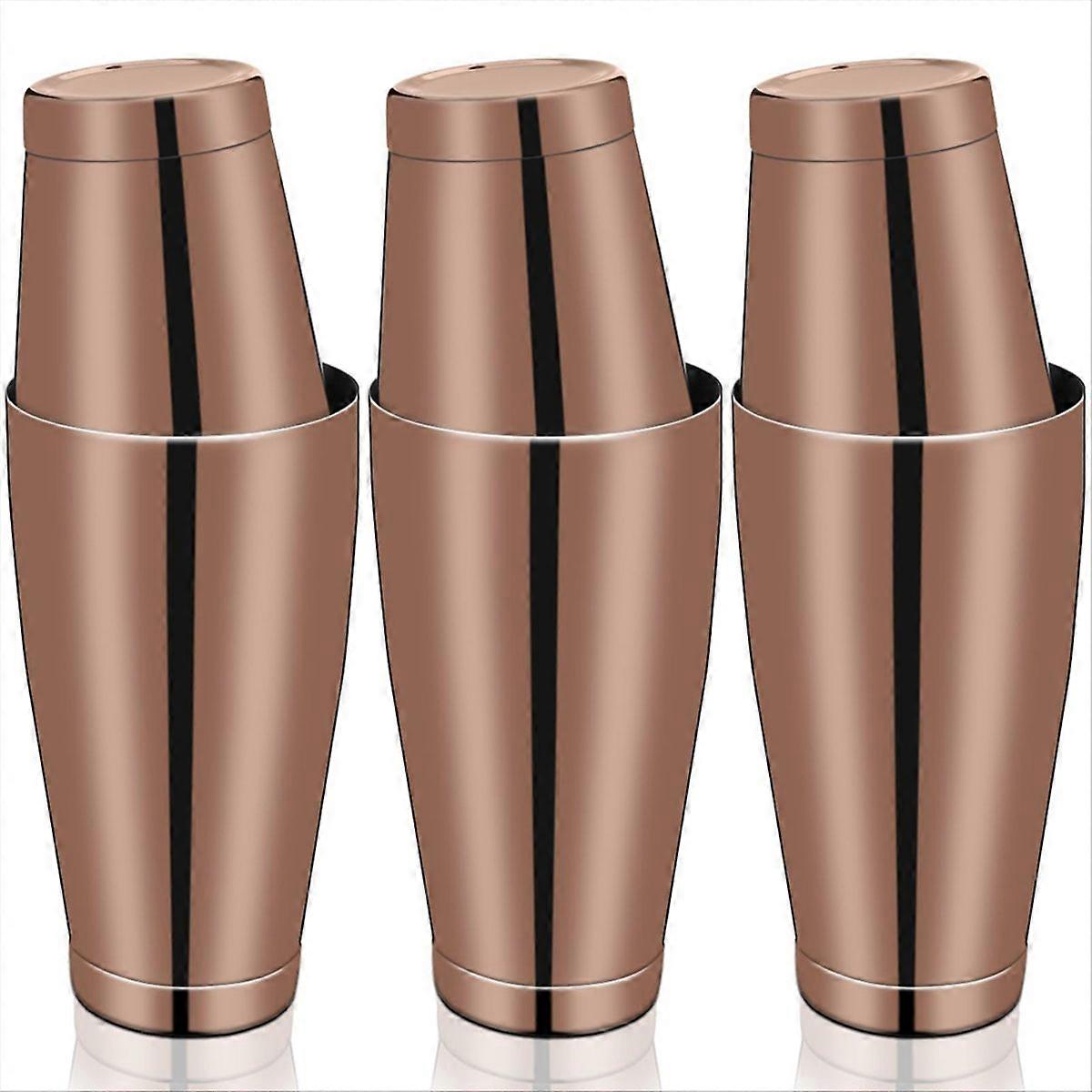 Professional Bar Shaker Boston Shaker Set(Rose Gold)