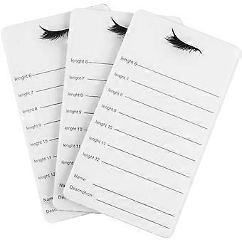 3pcs Wimperntablett Wimpernhalter Tablett Acryl Wimpern Aufbewahrungsbrett Wimpernverlängerung Werkzeug