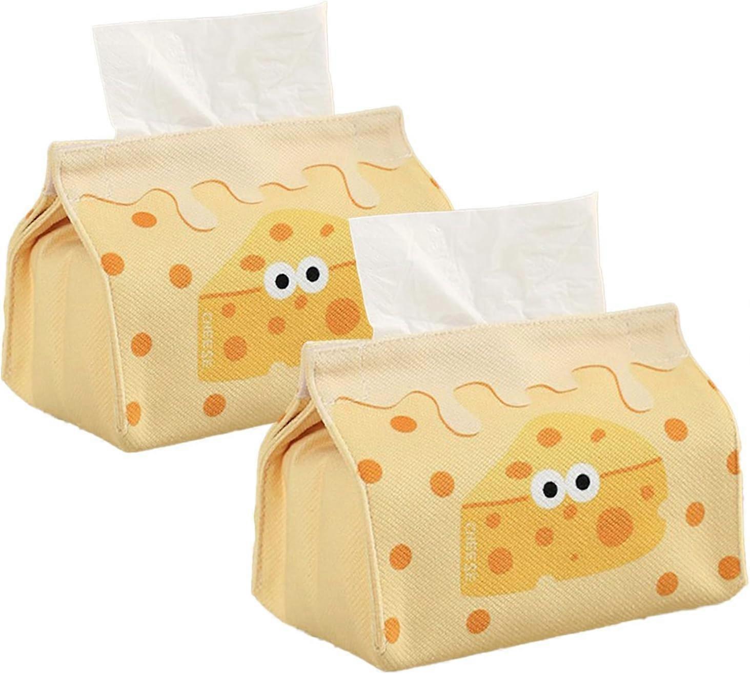 Two-piece tissue box set, cotton tissue box