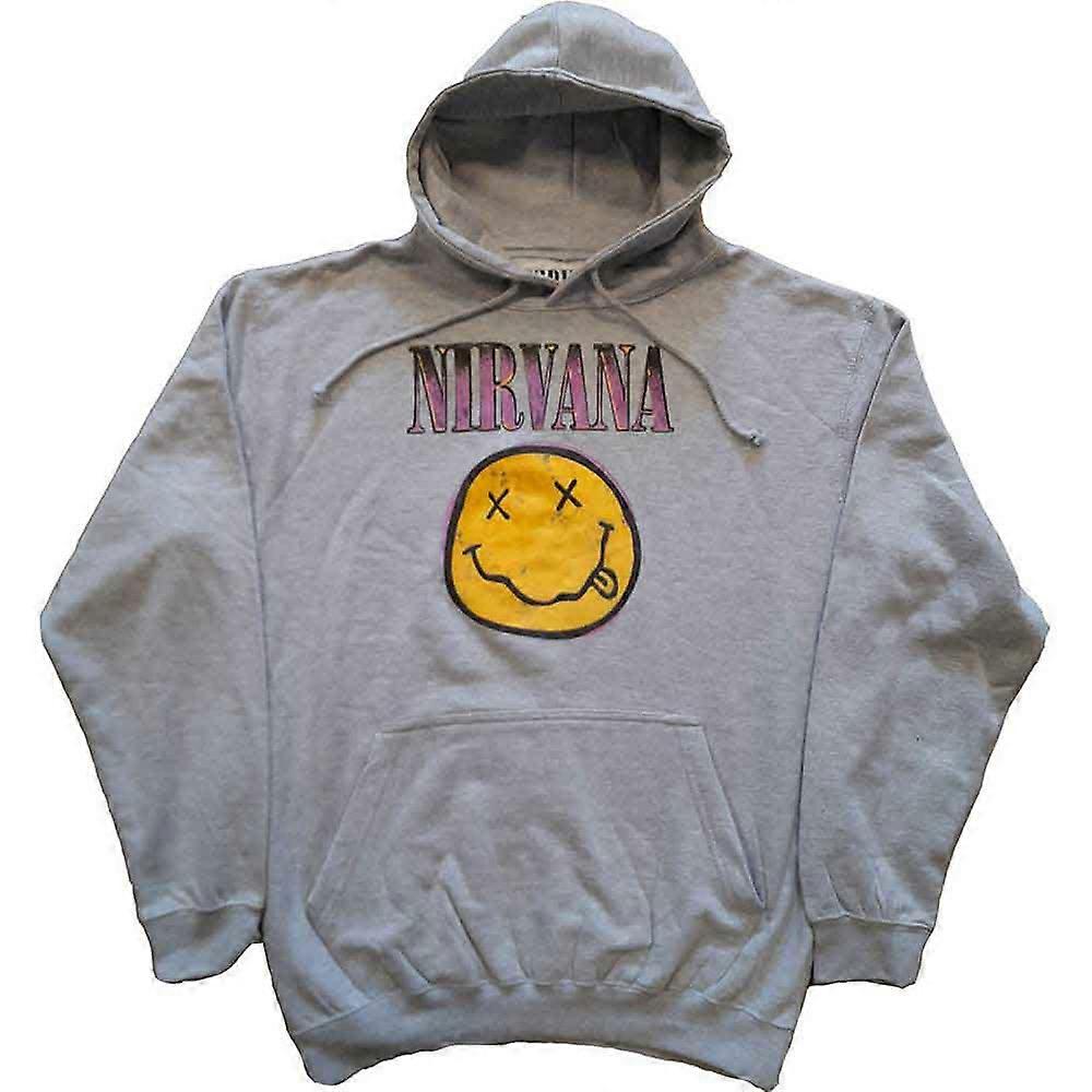 Nirvana Pink Grunge Smile Hoodie