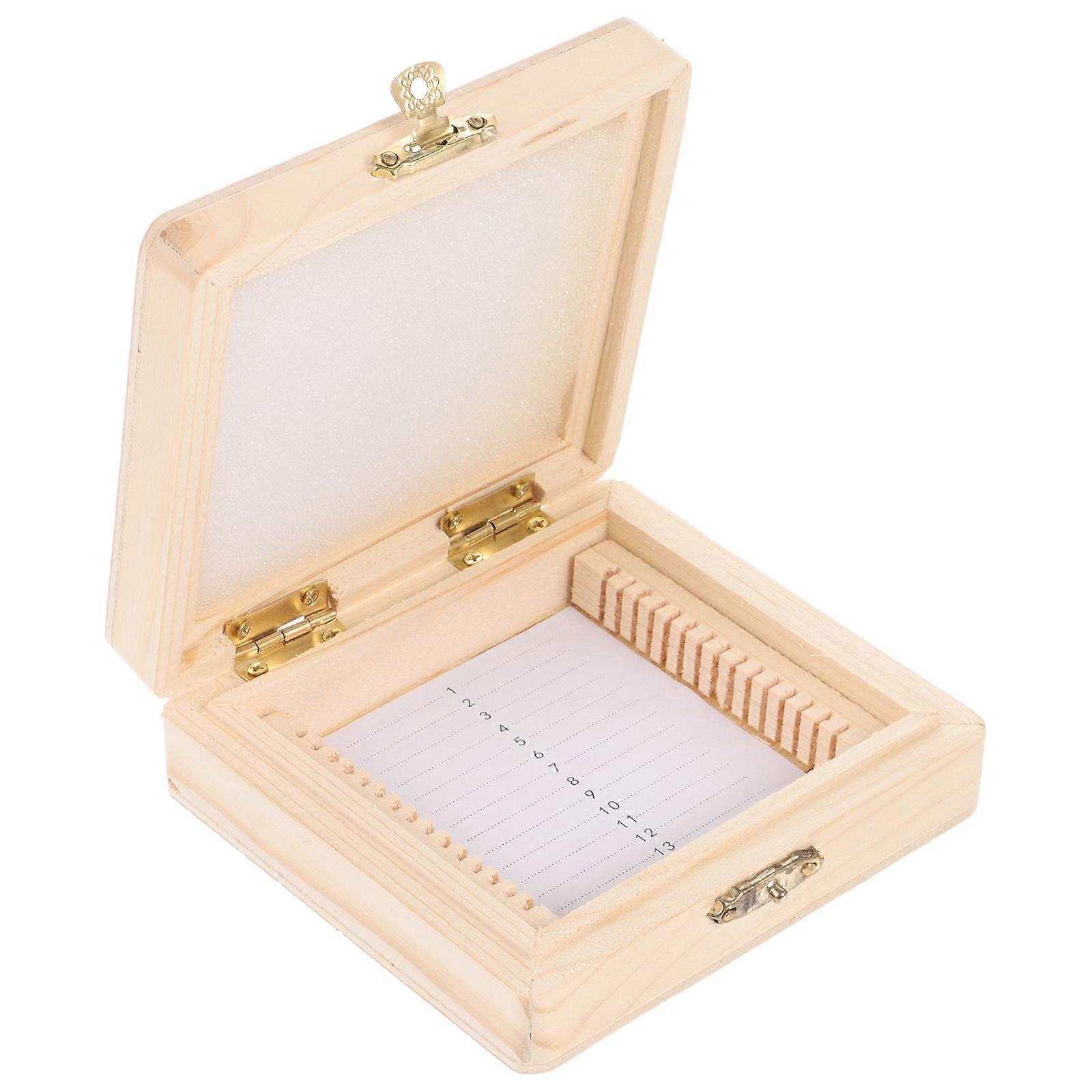Microscope Slide Organizer Specimens Storage Box Laboratory Slides Storage Holder
