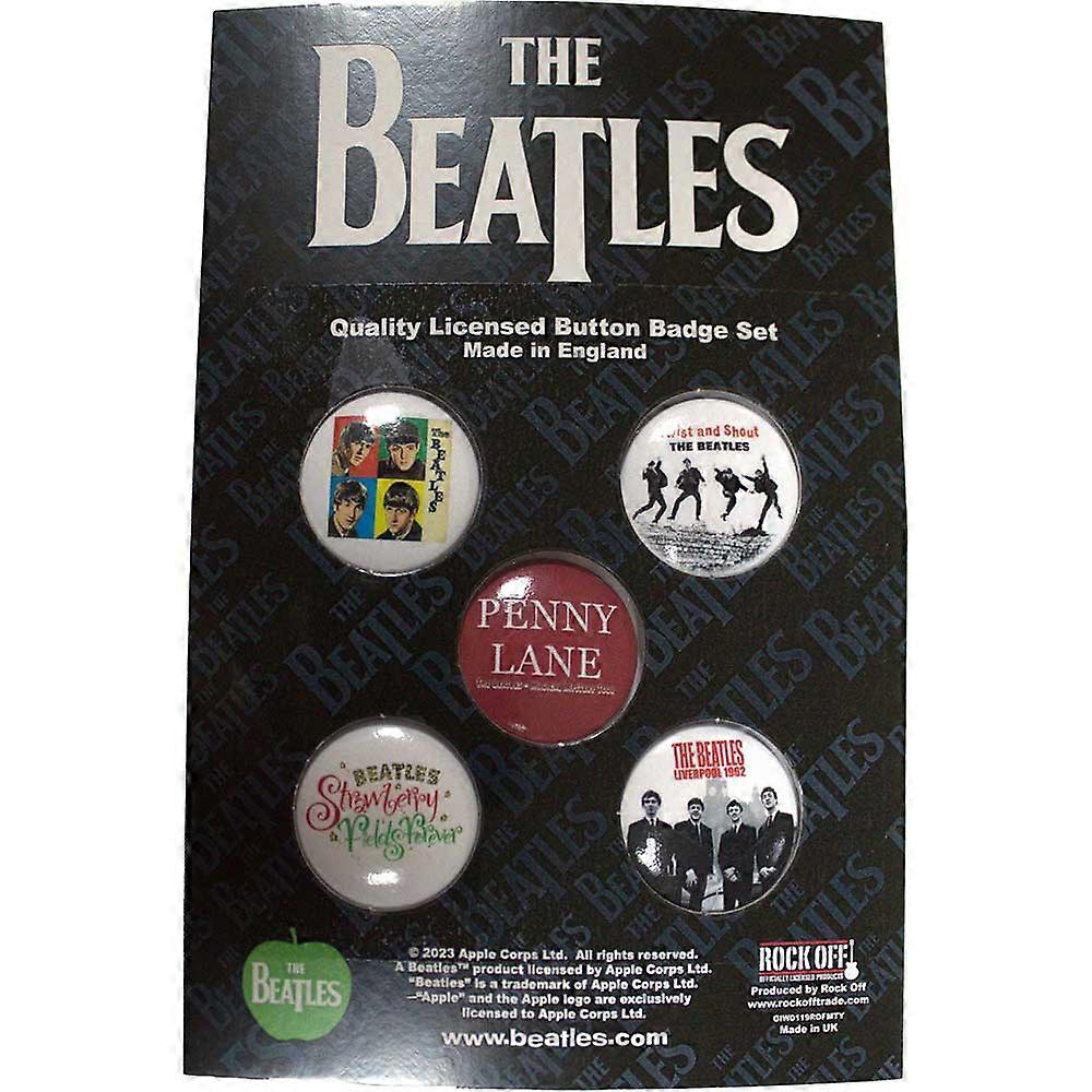 The Beatles Liverpool Button Badge Pack