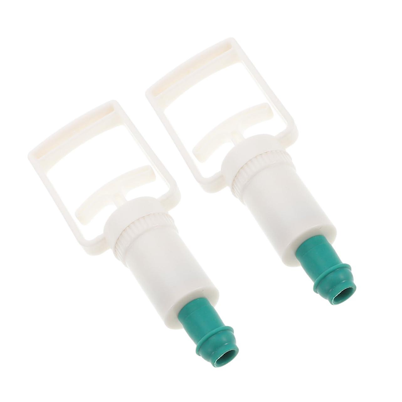 2Pcs Handheld Vacuum Cupping Pump Set with Precise Suction Control and Ergonomic Grip Handle