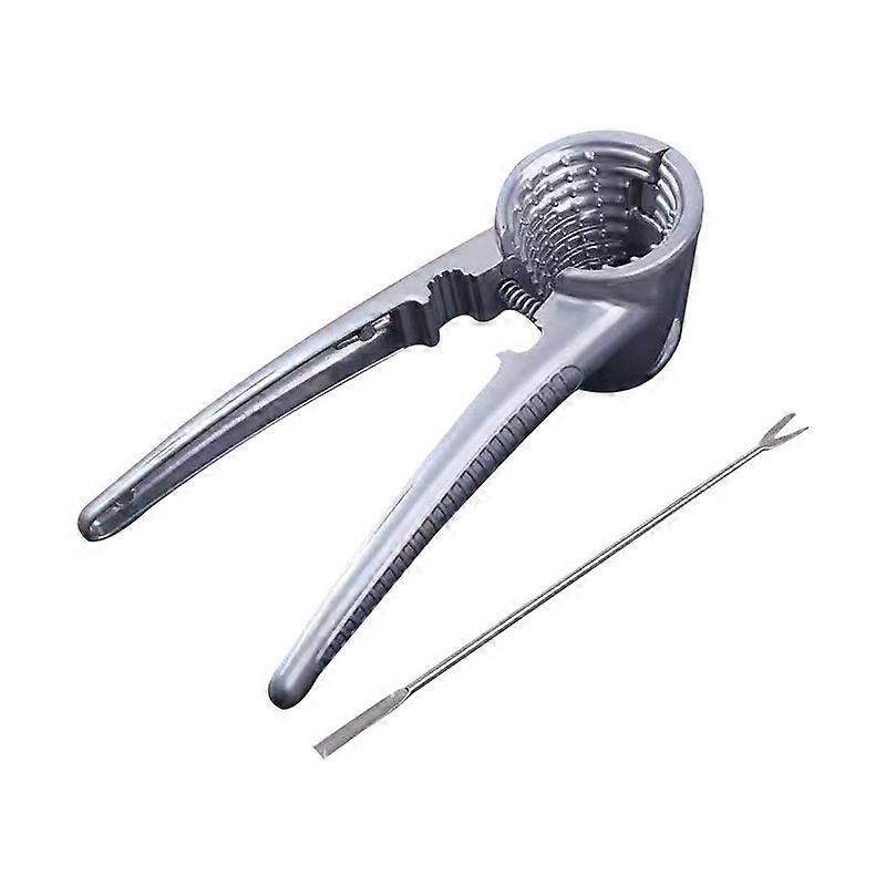 Multifunctional Metal Walnut Clip Multi Functional Household Nutcracker Shelling Tool compatible with Hazelnuts Chestnuts Kitchen Accessory