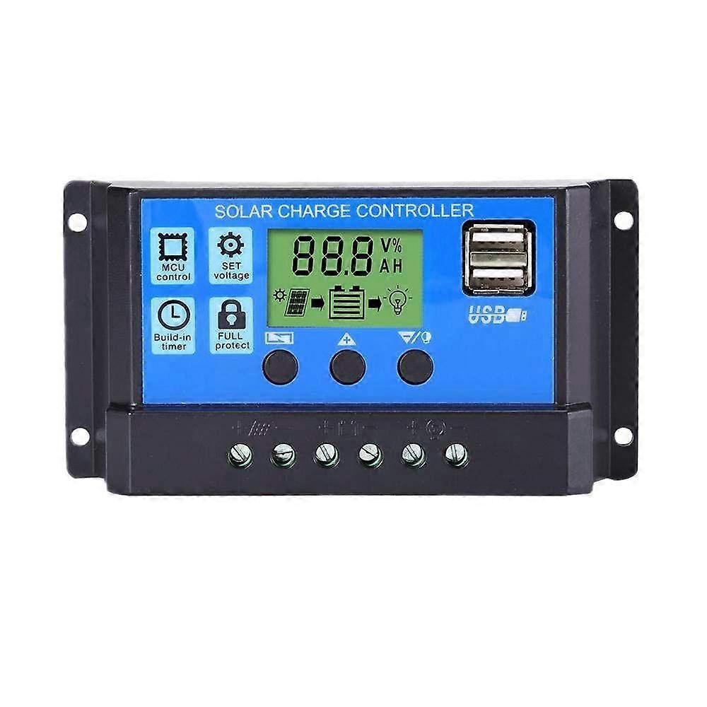 30A solpanel fotovoltaisk controller, specialladecontroller til solcellebelysning