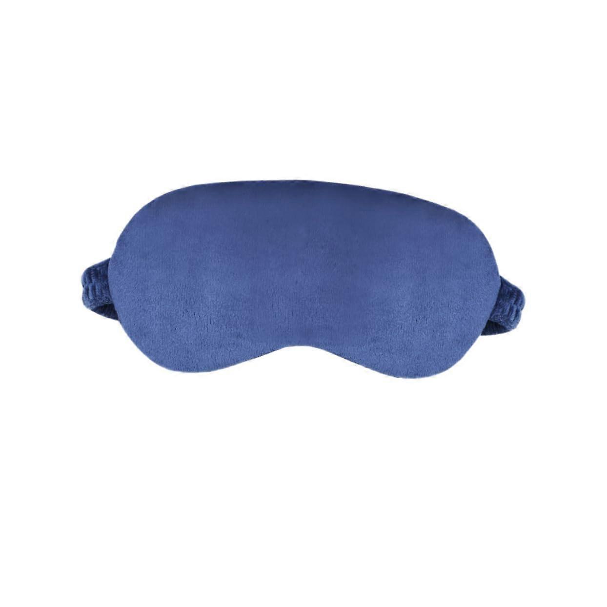 Heating Eye Mask for Sleep with USB Heating Therapy, Lightblocking Flannel Design and Adjustable Strap
