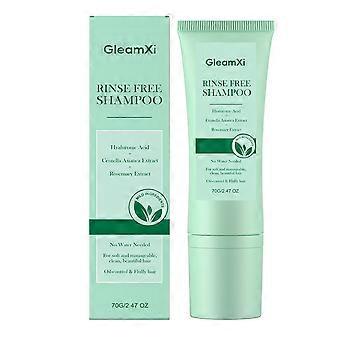 No Rinse Shampoo,Waterless Rinse Free Shampoo, Oil-Control & Fluffy Hair, Leaves Hair Fresh, Clean For Hair, All Ages - Travel Portable