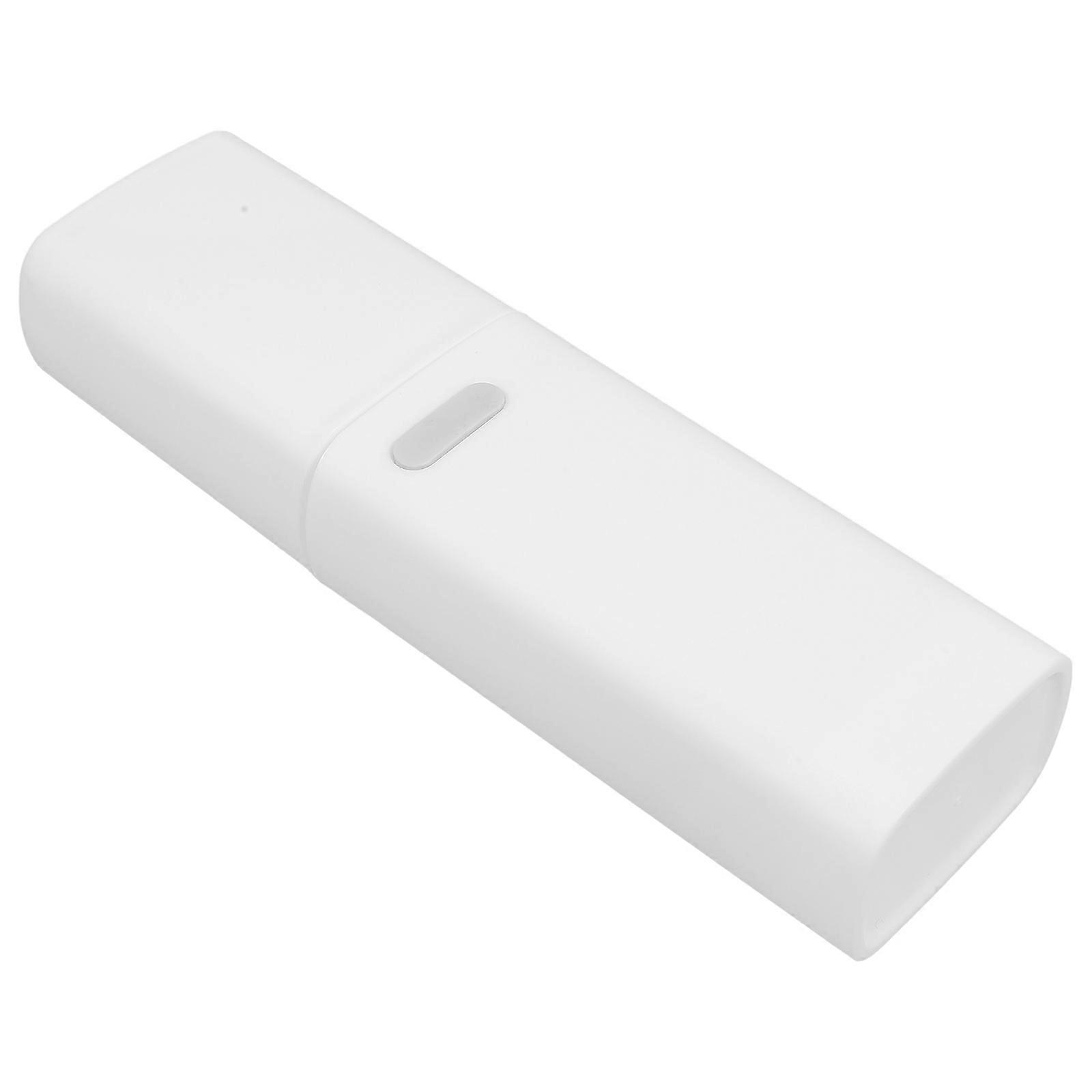 Portable Toothbrush Case Multi-Use Toothpaste Holder White Storage Container