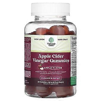 Natures Craft, Apple Cider Vinegar Gummies with the Mother, 60 Gummies