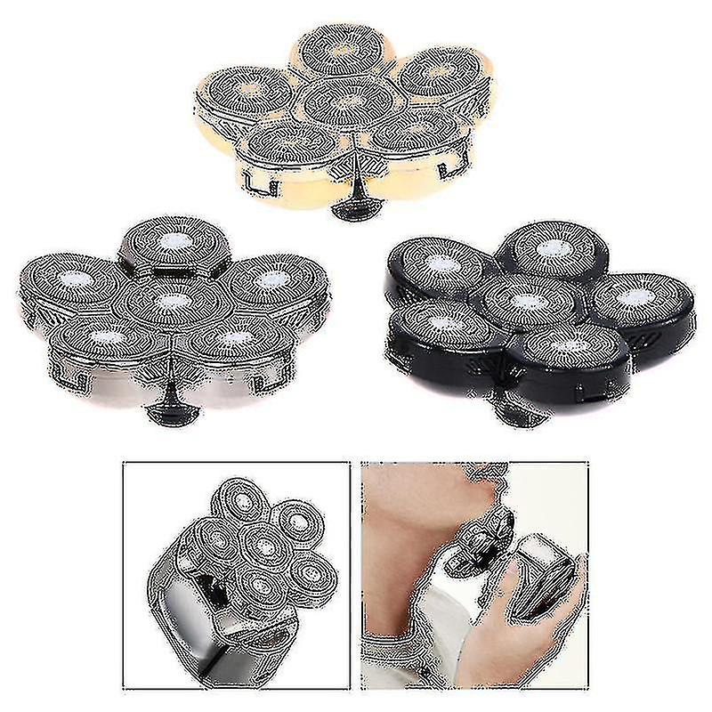Men Electric Shaver Replacement Heads 6 Floating Replacement Blades Head Shaver