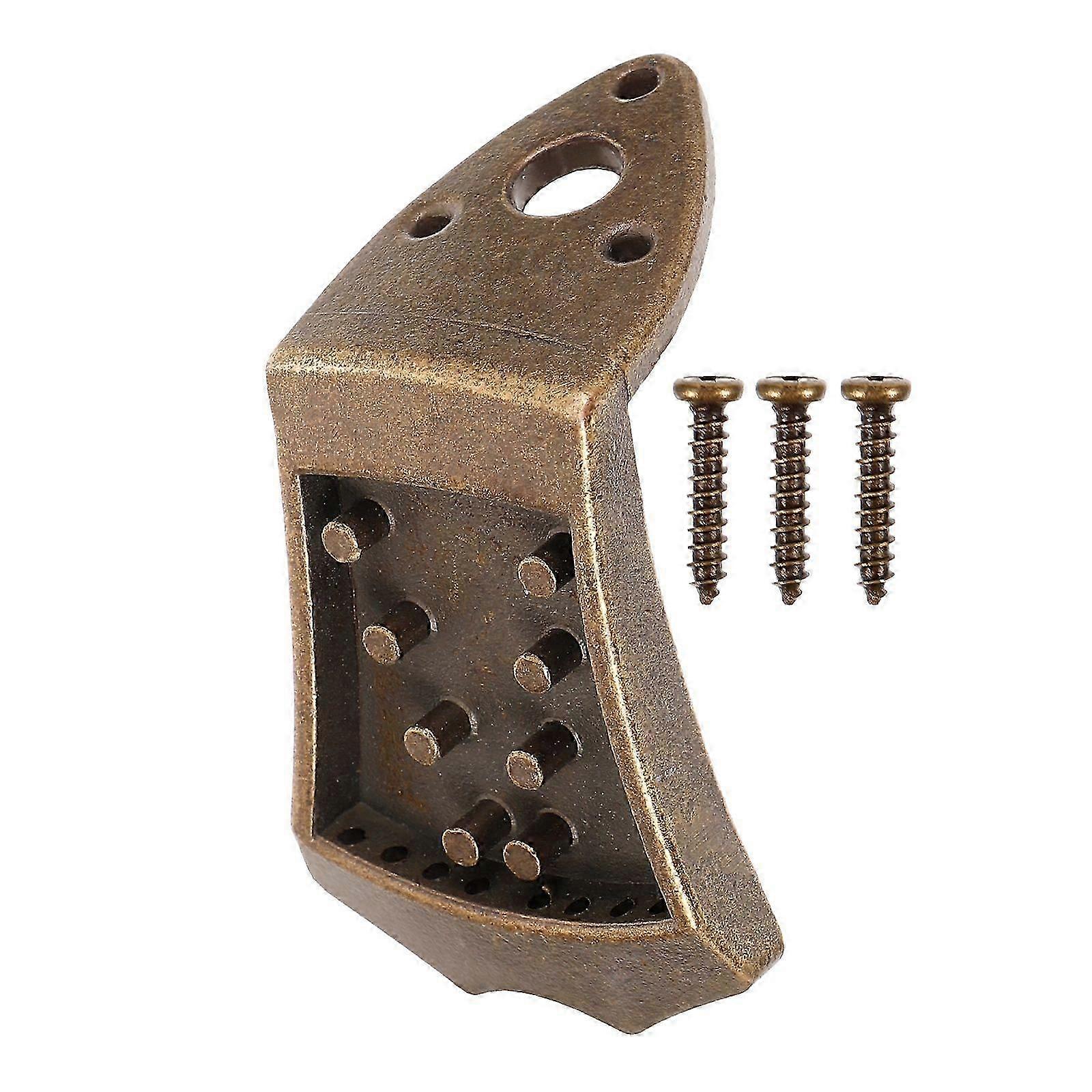 Mandolin Tailpiece Replacement, Alloy Mandolin String Tailpiece, Professional Mandolin Accessory for 8-String Mandolin, Bronze