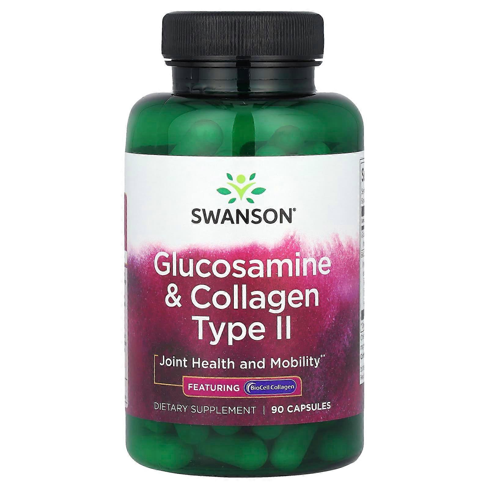 Swanson, Glucosamine & Collagen Type II, 90 Capsules