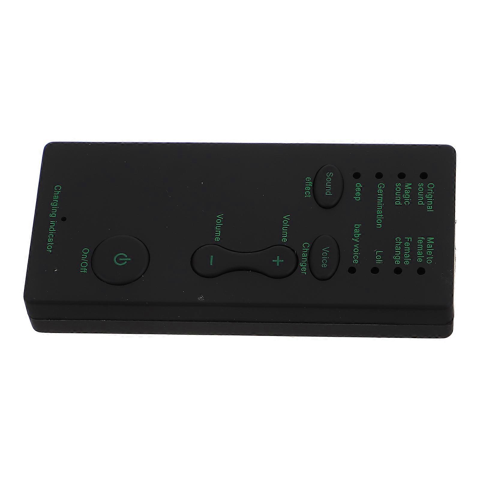 Mini Voice Changer Sound Card for Audio Processing 1 Portable Voice Effect Device