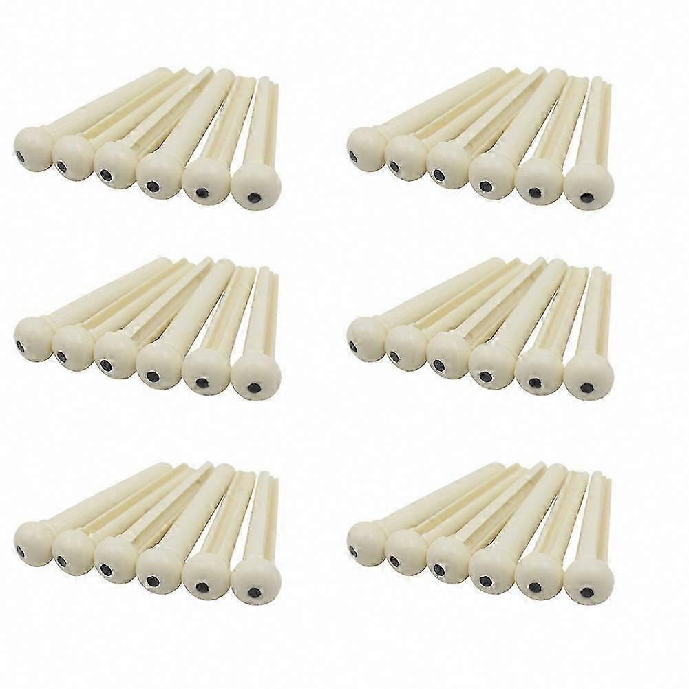Universal Acoustic Tie Pins Soft Nylon Tips Replace Worn Bridge End Points For String Setup Kits
