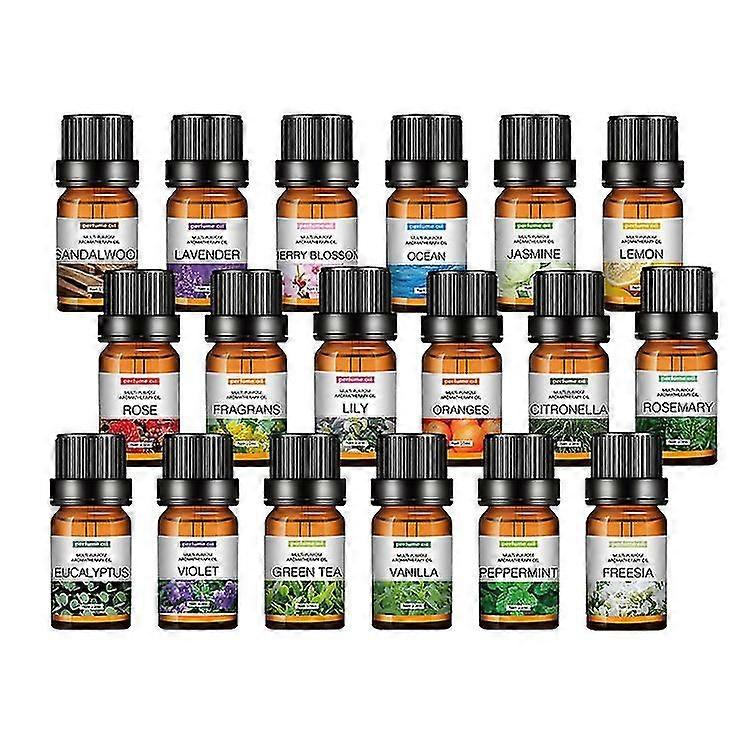 Vattenlöslig aromaterapi eterisk oljefuktare Parfym 10ml