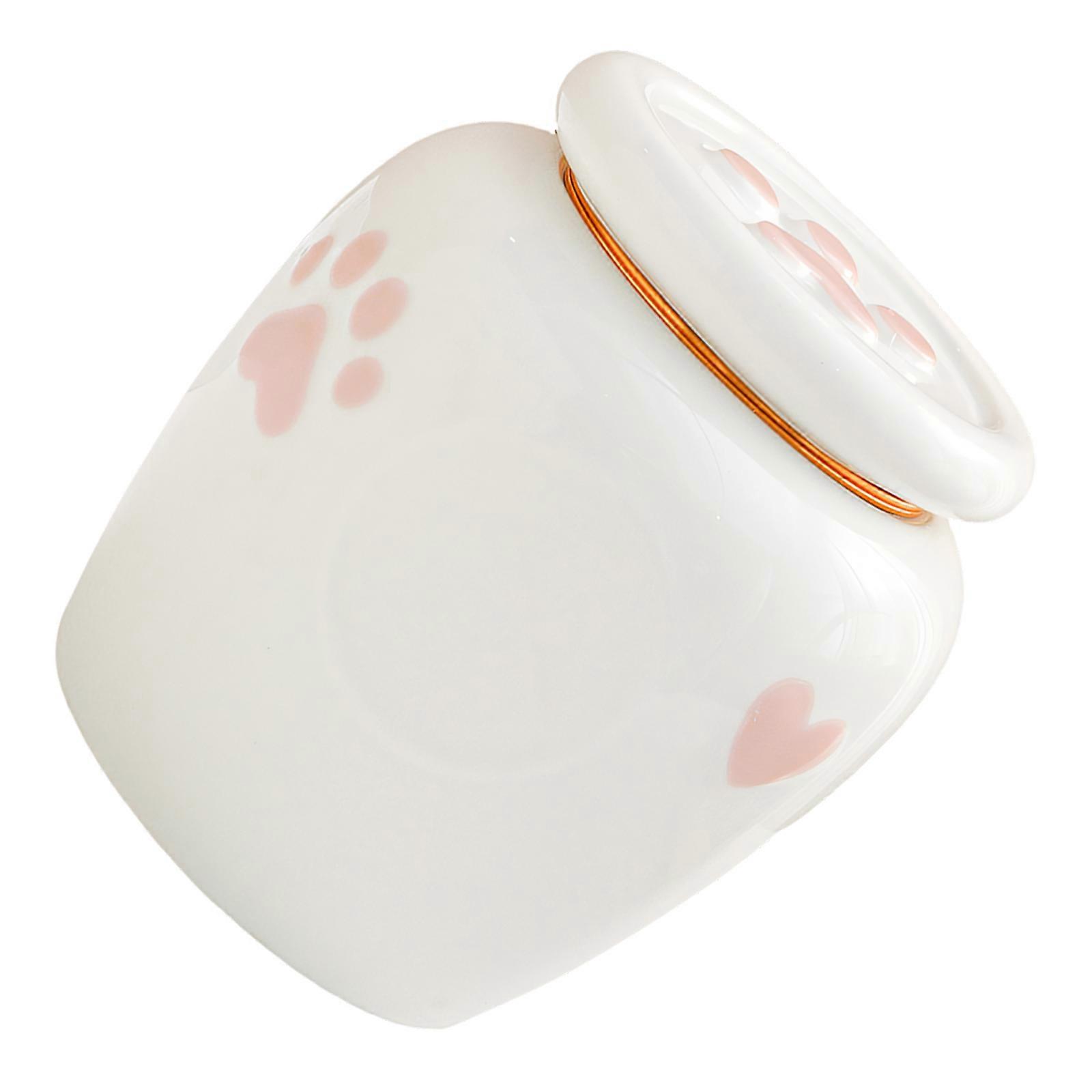 Urne funéraire étanche à l'humidité pour animaux de compagnie, en forme de patte de chat, pour conserver les cendres ou des souvenirs. Convient pour une utilisation intérieure ou extérieure.