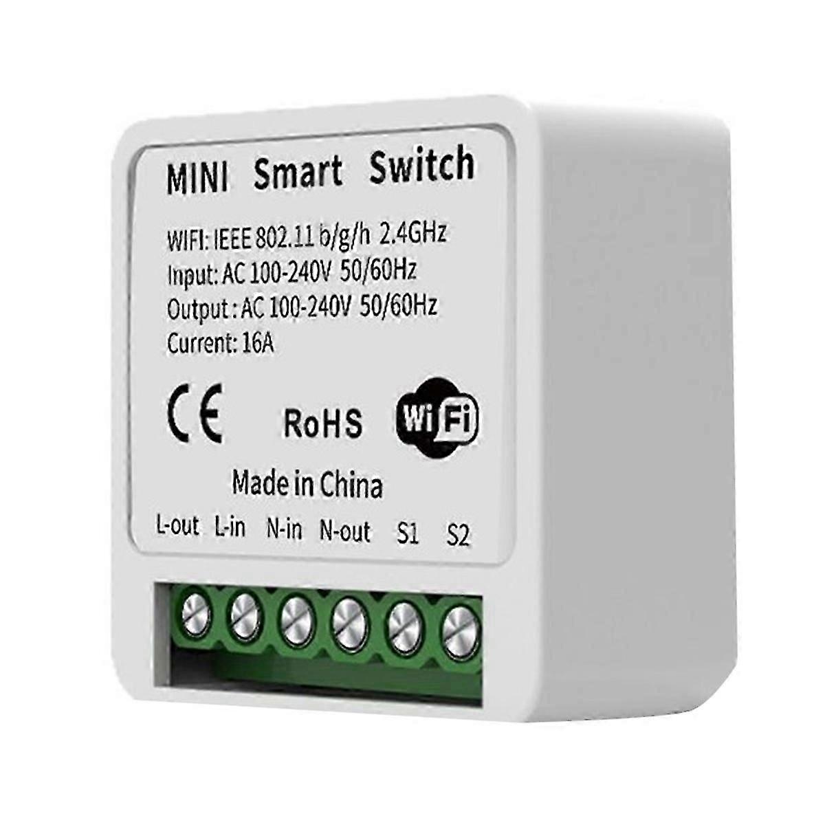 Smart WiFi Mini Control Switch / Remote Switch /Timing APP Control for Smart Home Automation