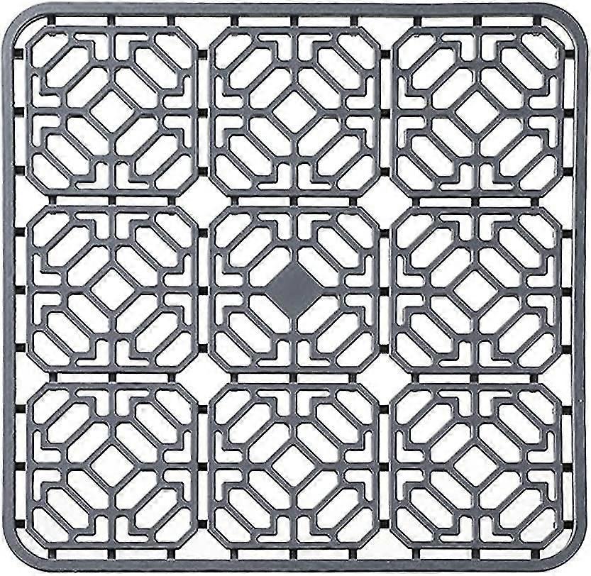 Multifunction Silicone Deep Dish Trivet For Kitchen, Table (gray)