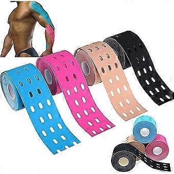 4 Kinesiology Perforated Tapes For Knees, Shoulders And Elbows