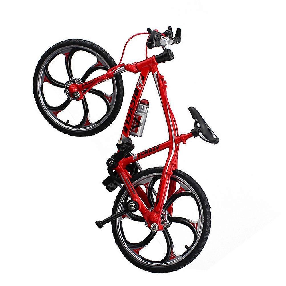 17.5x10.5cm Creative Alloy Model 1:10 Mini Simulation Legetøj (Racing Cycle Red)