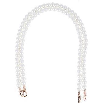 2st Damväska Pärlkedja Handväska Kedjor Axlar Rem Ersättning Handväska Dekoration Kedjeväska Tillbehör Charms (40cm Golden Lobster Clasp)