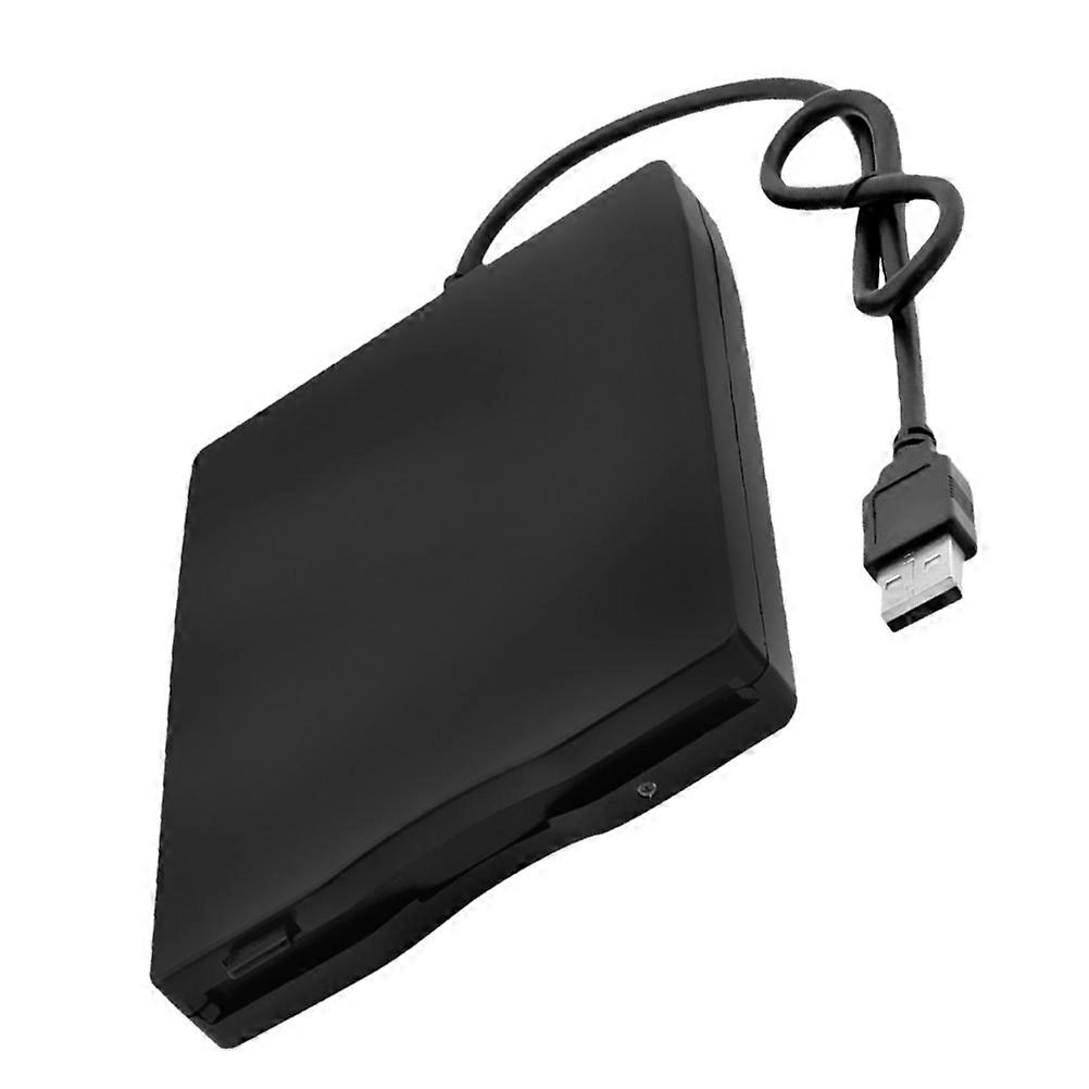 Laptop External diskette Drive Portable USB 2.0 Floppy Disk High Data Transfer Driver for window window Win7 (Black)