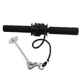 Rodillo de muñeca con peso ajustable para antebrazo, agarre firme para entrenamiento de fuerza de manos, entrenamientos en gimnasio, uso doméstico para hombres y mujeres.