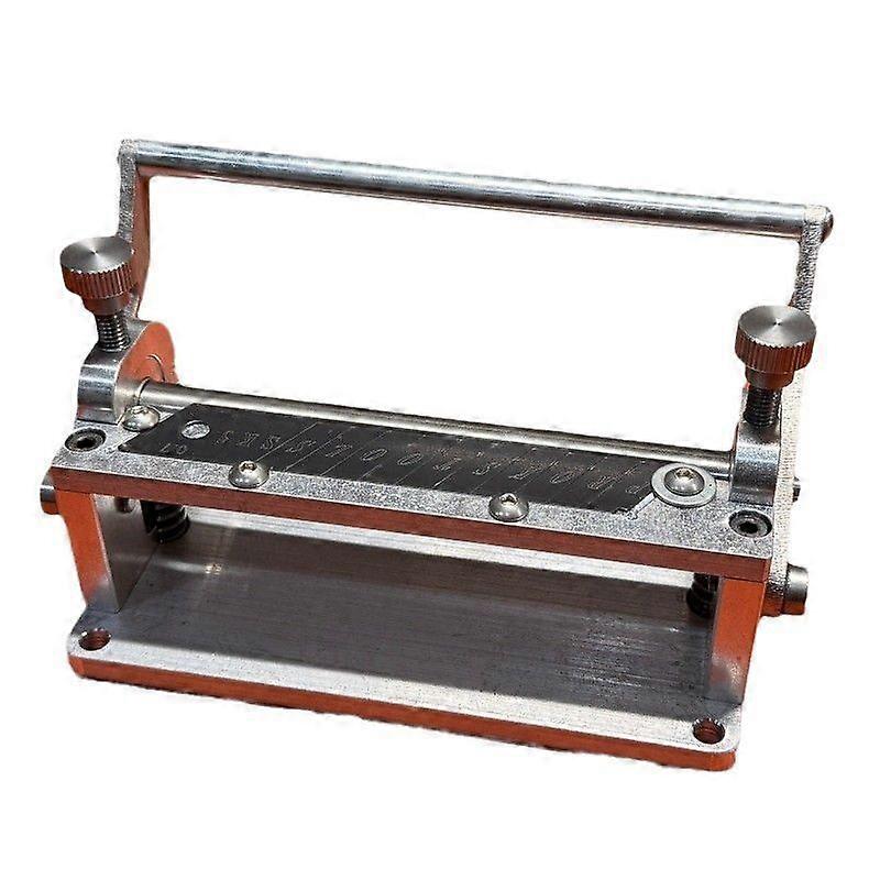 Long-Lever Leather Skiving Machine with Bench Base and Adjustable Cutting Setup