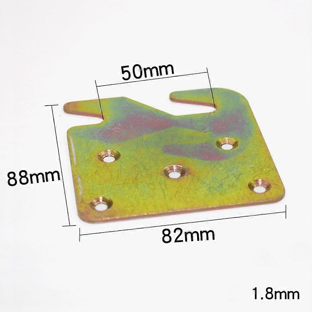 2pcs Bed Bed Hinge Bracket Snap Connectors Thickened Flat Straight Hinge Bed Supplies