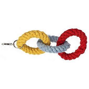 Sugar Glider Hanging Rope Toy for Climbing 2Pcs Cloth Ring Plaything