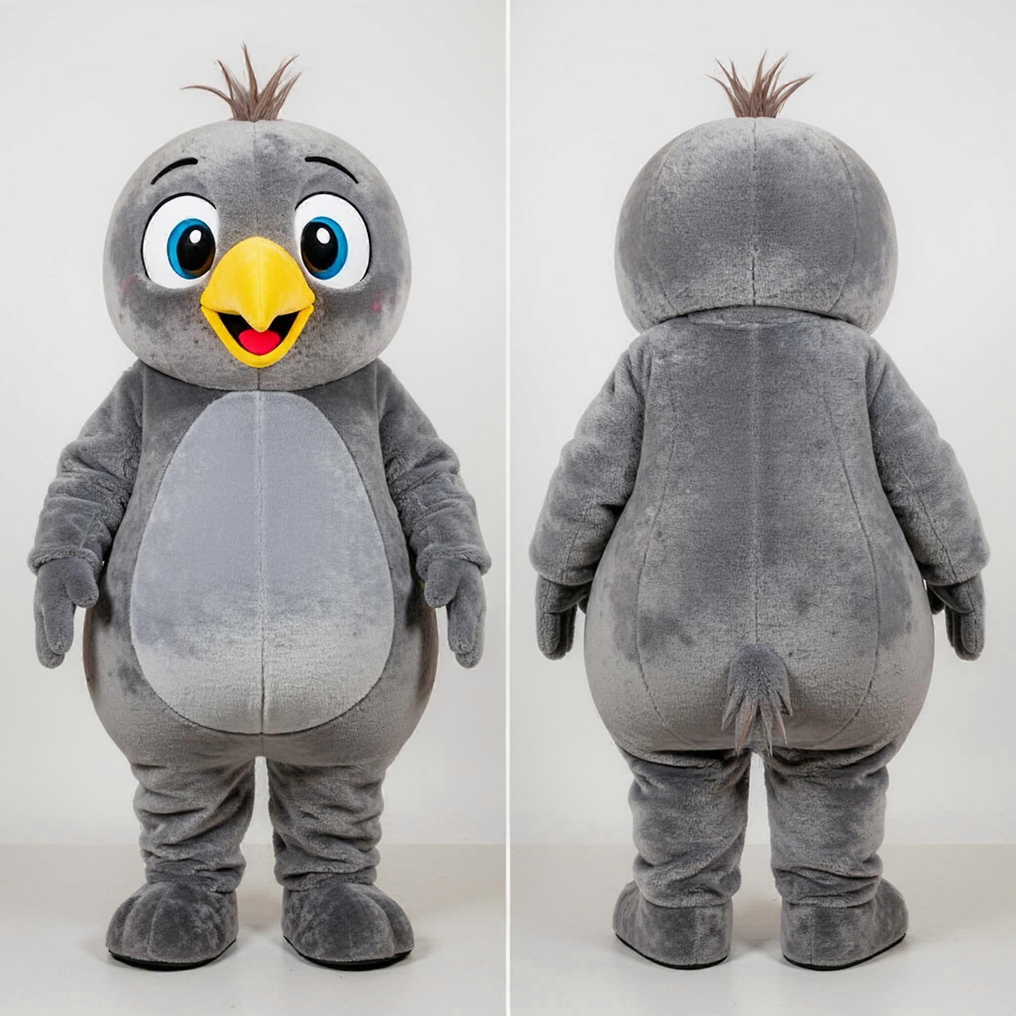 MASTICOT Kiwi Velvety Friendly Kiwi Mascot