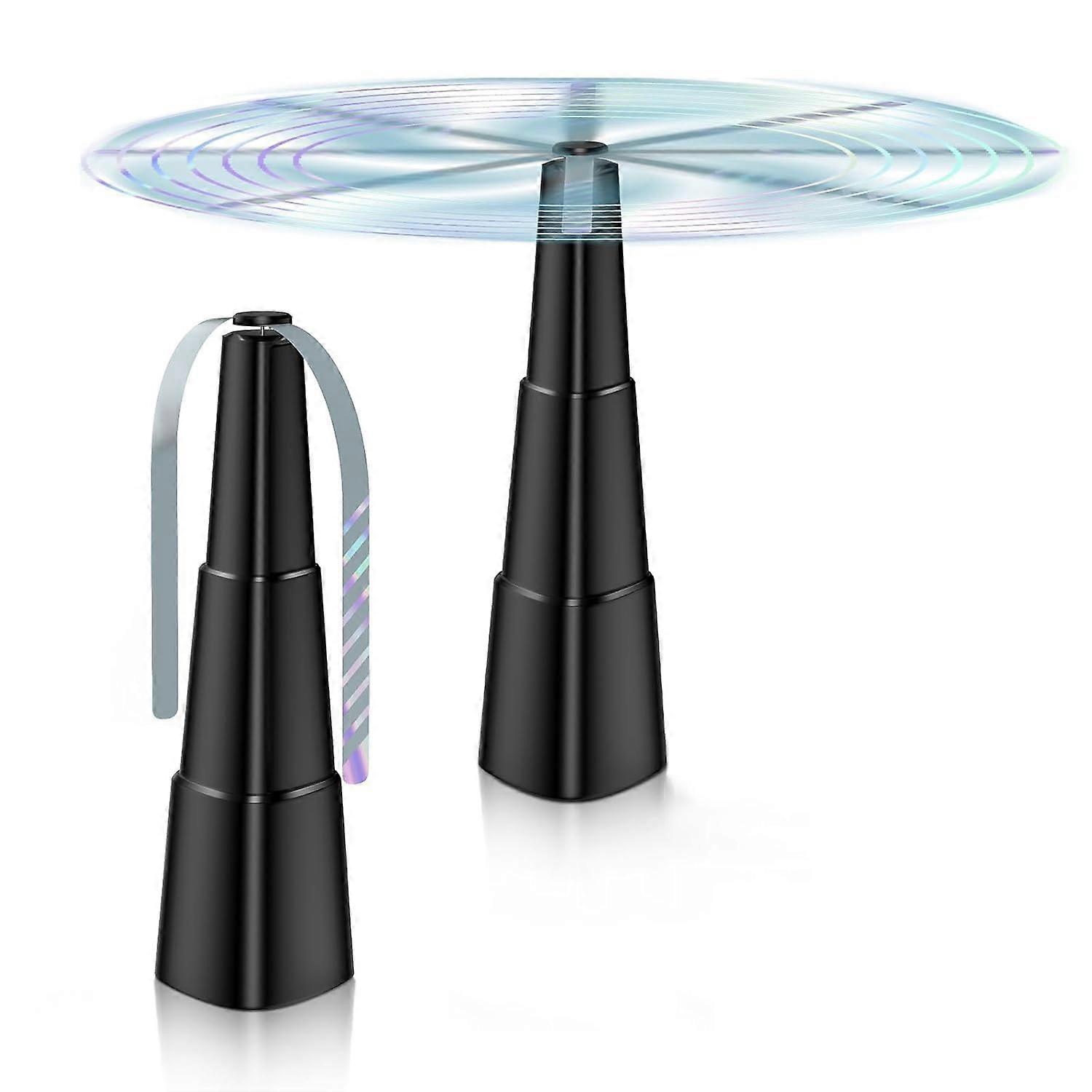2Pcs Battery Operated Extendable Fly Fans For Tables