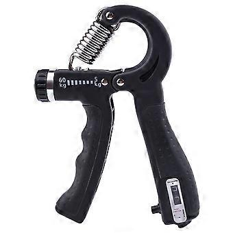 Zwart, Handgreeptrainer / Handtrainer met Instelbare Weerstand 5-60kg